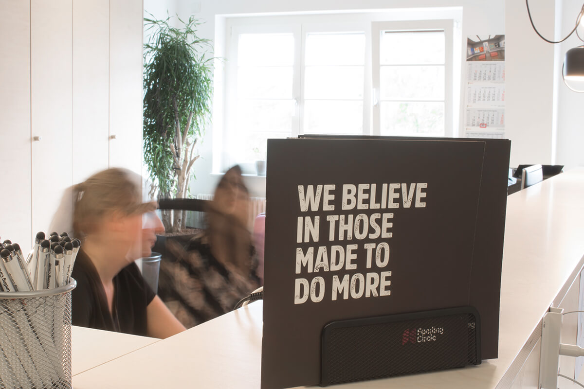 unding Circle's brochure in detail with title – We believe in those made to do more